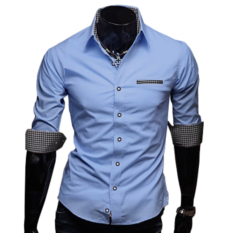 Camisa social azul sales bebe masculina